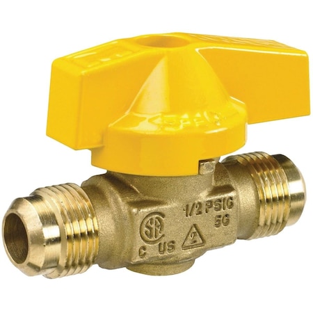Proline 1/2 In. Flare x 1/2 In. Flare Brass Gas Ball Valve 116-503